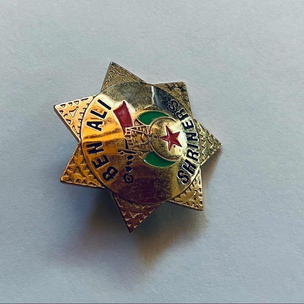 Ben Ali Shriners Vintage Star Pin - Picture 2 of 5
